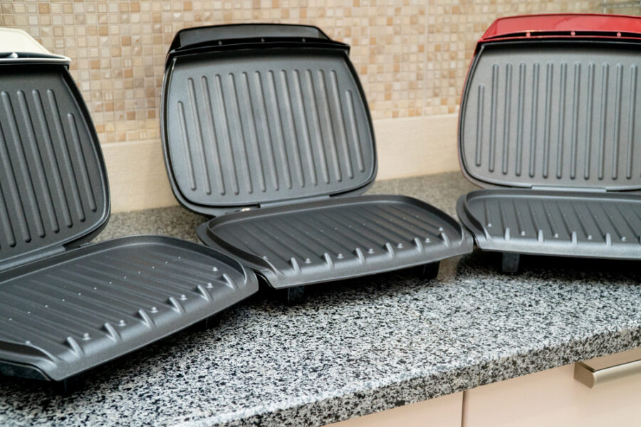 Panini makers on kitchen counter
