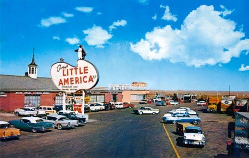 Little america travel stop in the 50s