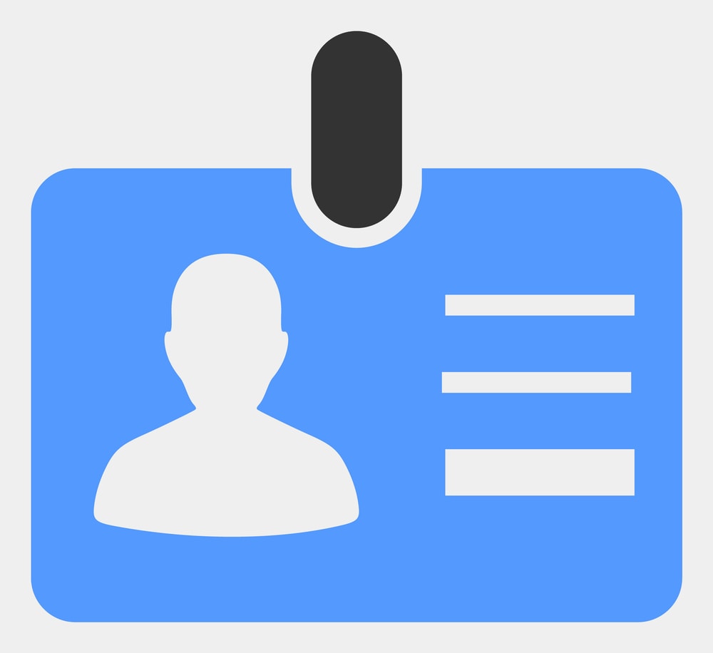 ID badge icon