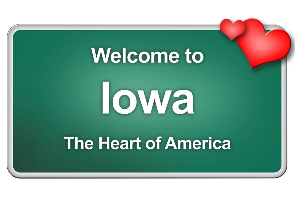 Iowa sign