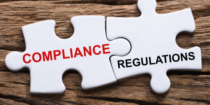 compliance and regulations puzzle pieces