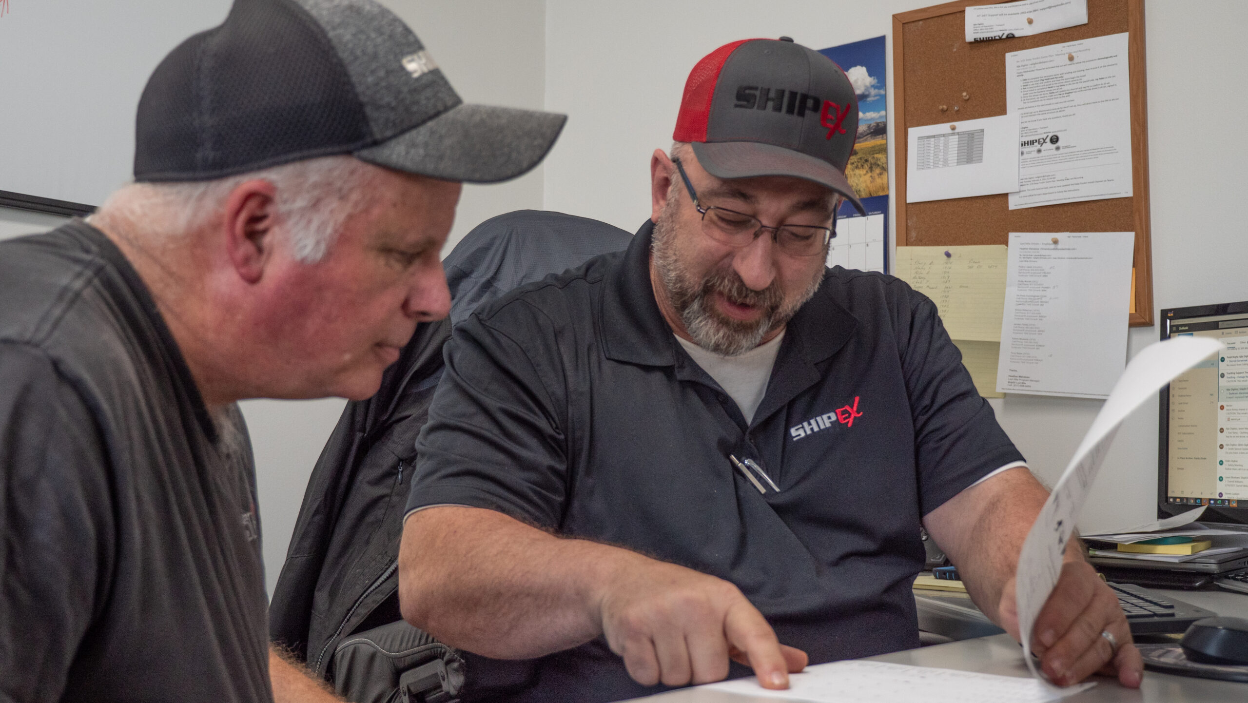 Safety Director coaching a driver