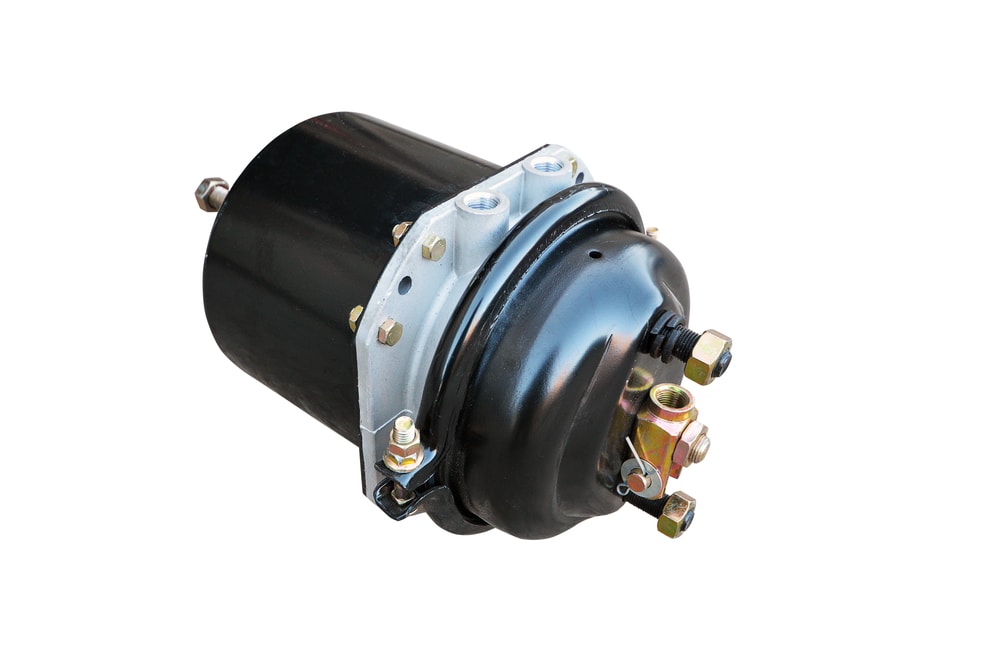 brake chamber on white background